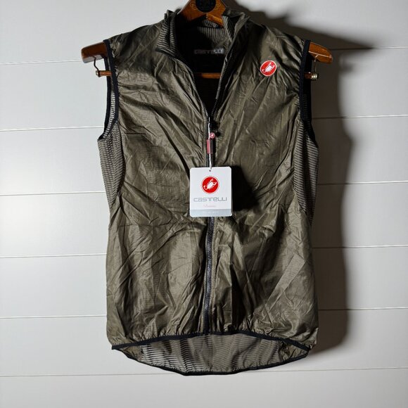 NWT  Castelli Donna Aria W Vest Women's Cycling Black Sz Large - Picture 1 of 10